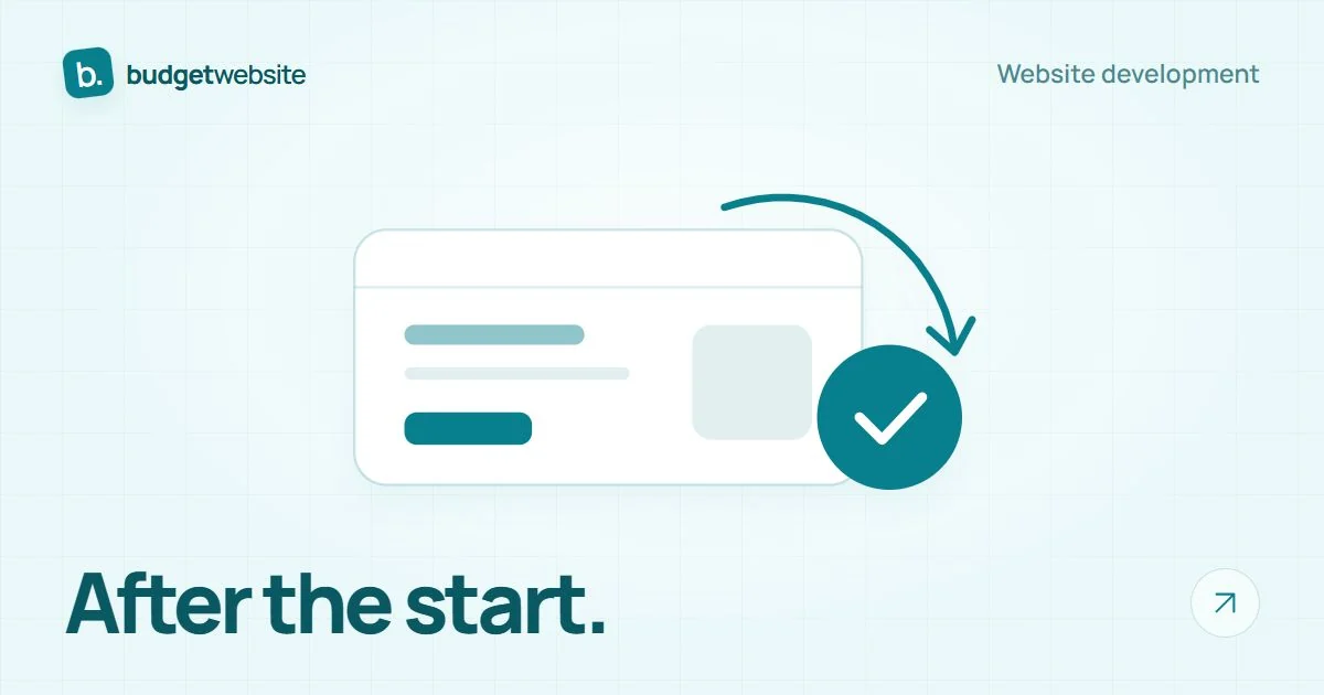 A webpage with updates, new content, and a checkmark for successful verification.
